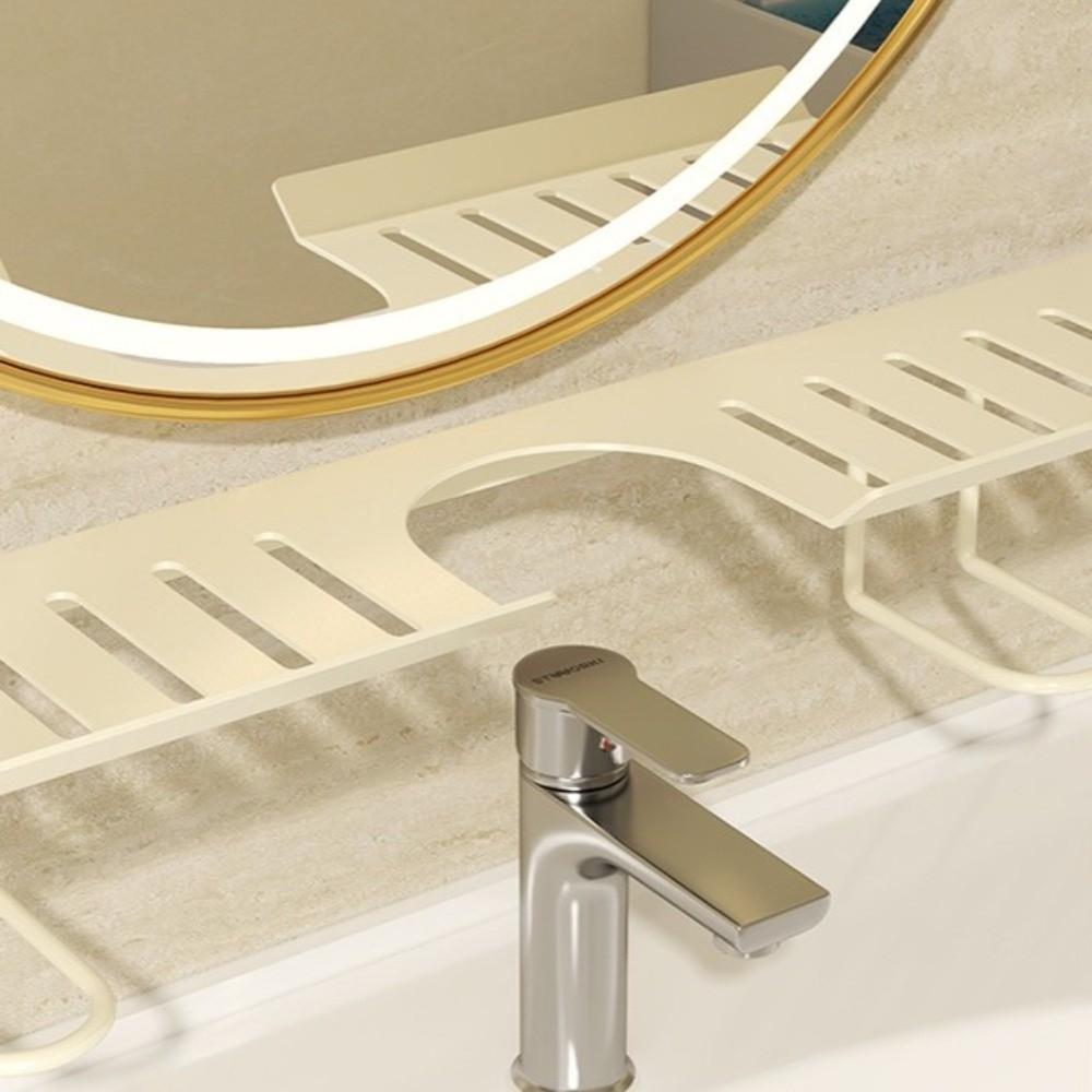 Water Drainage Bathroom Storage Rack Rustproof Kitchen Sink Shelf Metal Mesh Shelf Toilet