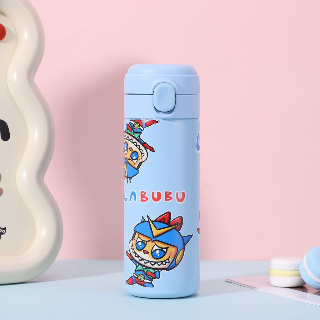 Cartoon Pattern Bouncing Cup Car Pea Cup High Value 304 Stainless Steel Vacuum Thermos Cup