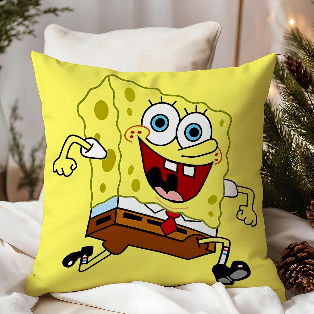 Decorative Pillowcase S-Sponge B-Bob Room Decorating Items Cushions Cover Personalized Gifts Interior Decoration Pillow Cases