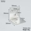 Large 90° Right Angle L-Shaped Bracket Support for Shelves and Furniture