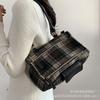 Premium texture fashionable plaid portable small bag women's 2025 new trendy personality versatile single shoulder messenger small square bag
