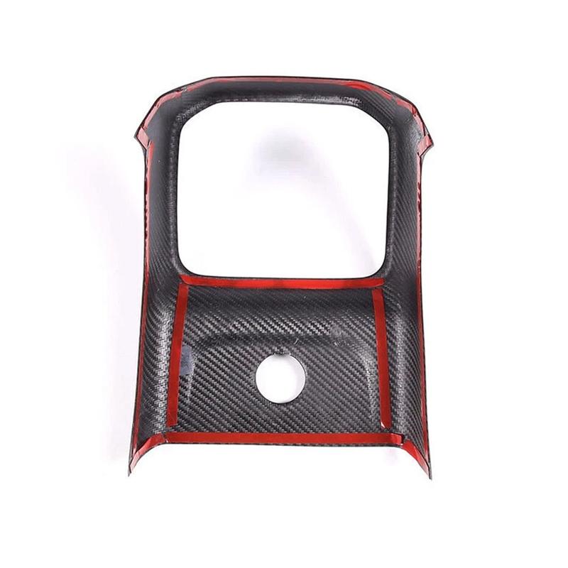 Real Carbon Fiber Car Rear Air Vent Outlet Panel Cover Decorative Interior Accessories For Porsche Macan 2014-2022