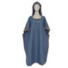 Microfiber Quick-Dry Beach Robe - Solid Color, Absorbent Changing Poncho