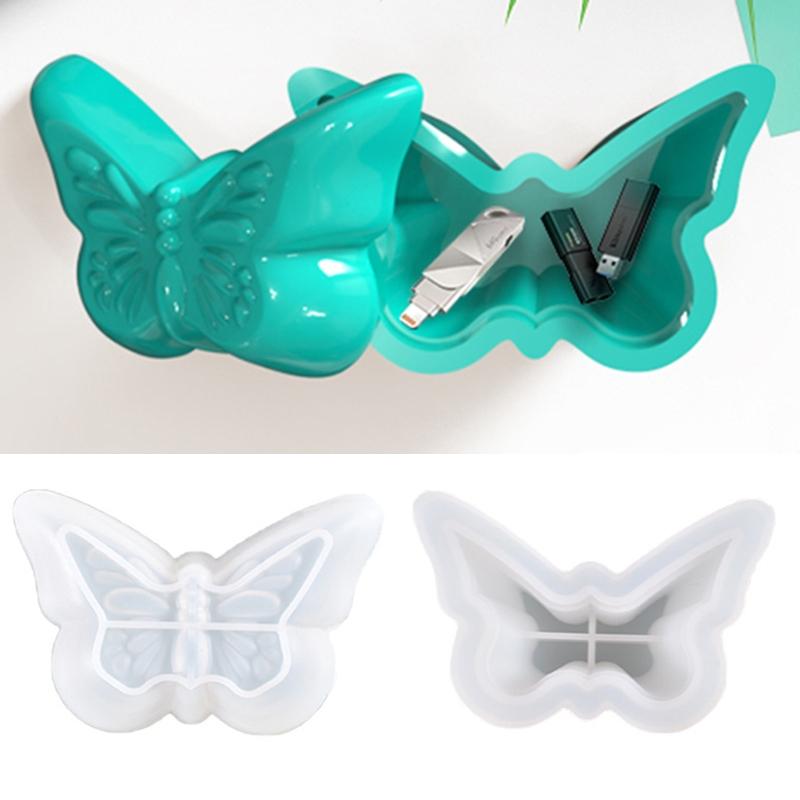 Silicone Craft Mold Butterfly Shape Suitable for Creating Candle Containers and Organizers Great for Handmade Gifts