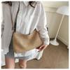 Fashion Women Summer Straw Bag Shoulder Bag Woven Beach Handbag for Ladies Large Capacity Tote Bag Rattan Handmade Braid Bag