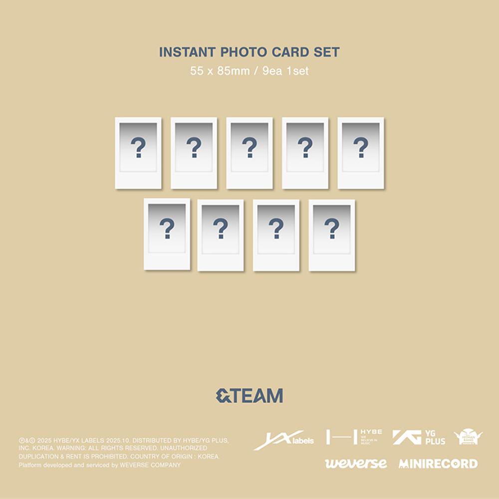 [Pre-order] &TEAM - Back to Life (Weverse Albums ver.)