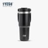 TYESO 600ML Car Coffee Cup Thermos Bottle Stainless Steel Vacuum Flask With Straw Outdoor Sports Thermal Cup Hot & Cold Mug