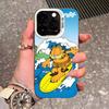 Cute Cat G-GarfieldeS Phone Case For IPhone 17 Pro Max 16 Pro Max 15 14 13 11 12 Mini Xs X Xr 7 8 Plus Se Color Silver Cover