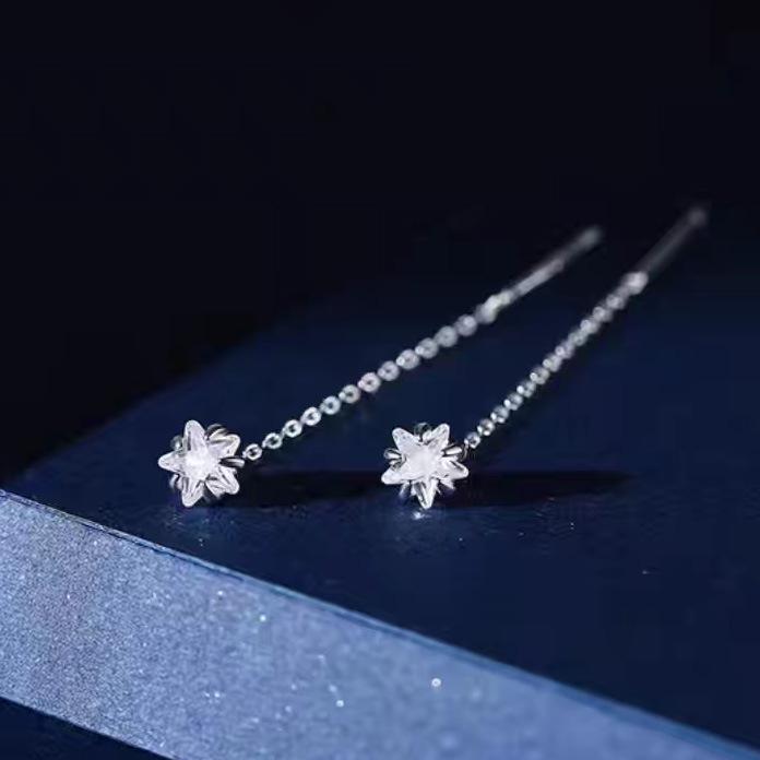 Europäische und Amerikanische Schwarze Tropfen Quaste Lange Ohrringe Neue Mode Party Luxus Accessoires Für Damen Temperament Schmuck