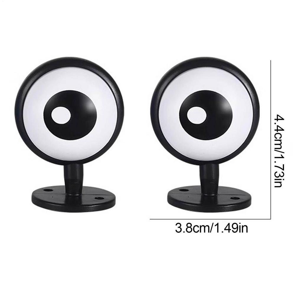 

2PCS Motorcycle Helmet Cute Personality Eye Decoration Motocross Full Face Off Road Helmet Decoration Moto Car Accessories