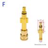 Hochdruckreiniger Schnellkupplung 1/4" zu Spritzlanze Lanze Bajonettadapter 1/4" Schnellverschlusskupplung für Kärcher
