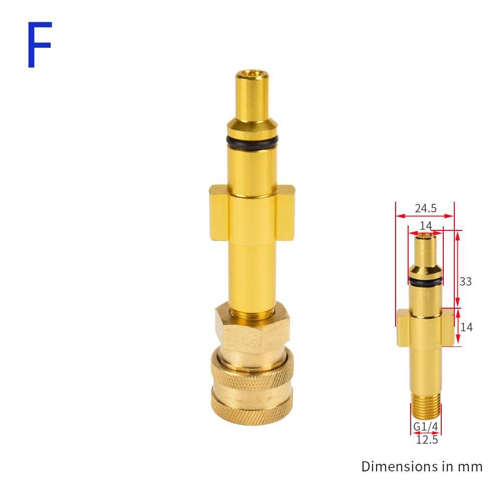 Hochdruckreiniger Schnellkupplung 1/4" zu Spritzlanze Lanze Bajonettadapter 1/4" Schnellverschlusskupplung für Kärcher