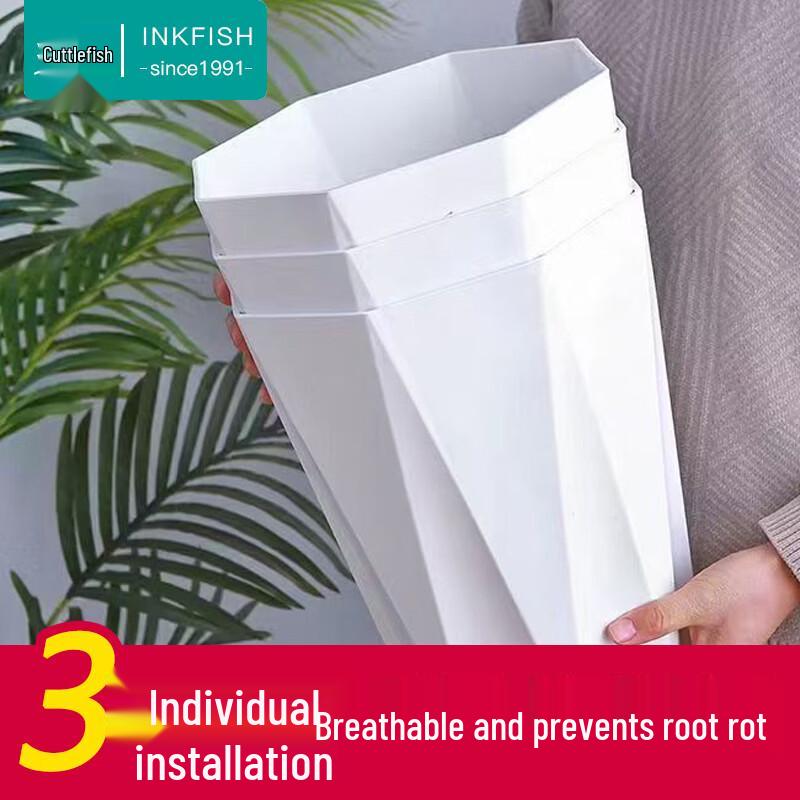 

Large Plastic Resin Flower Pots for Balcony Gardening