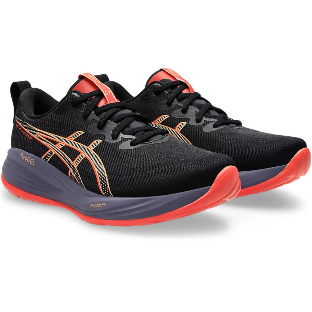 ASICS Gel Cumulus 27 Black Coral Reef Sneakers 1011B960-001