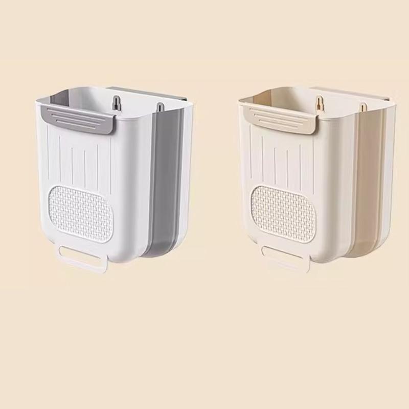 Poubelle murale pliable pour cuisine, armoire de maison, rangement suspendu, poubelle suspendue classée, accessoires de cuisine