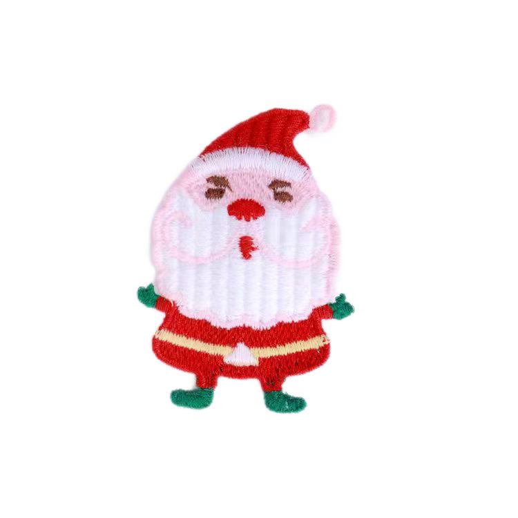 

Festive Christmas Hair Clips: Knitted Santa, Snowman, Reindeer - Cute Side Clips for Kids