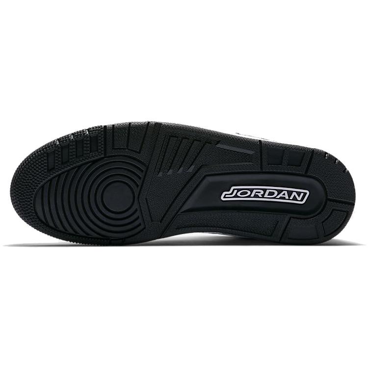 Jordan Courtside 23 Slip Resistant Abrasion Resistant Mid top Vintage Basketball Shoes Men's Black White AR1000-100(Team181-)