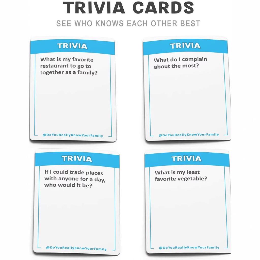 Xin Xin: Do You Really Know Your Family? - Family Gathering Game Cards