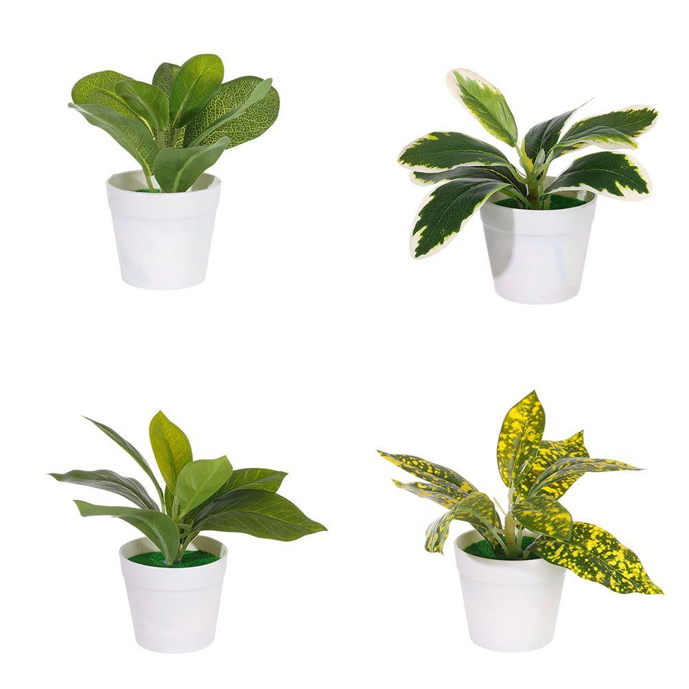 Scenery Model Home Decoration Party Supplies Artificial Plants Bonsai Lifelike Greenery Potted Faux Grass Simulation Scindapsus