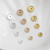 14K Gold Filled Spacer for DIY Jewelry: Grooved Washer for Bracelets & Necklaces