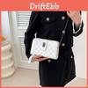 Chic And Trendy Quilted Chain Tote Bag Versatile Medium Size Women's Purse In Classic Colors