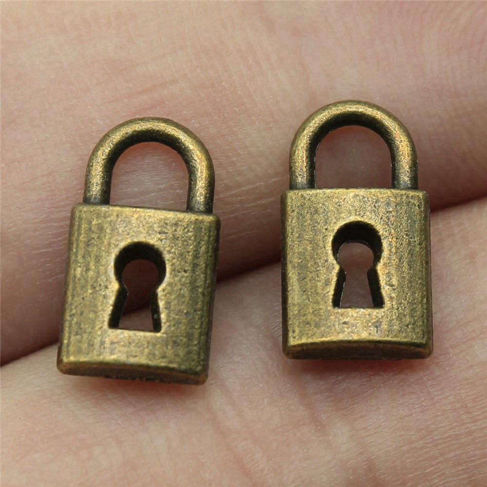 Key And Lock Charms Pendant Child Jewellery Massive Funny Art Supplies