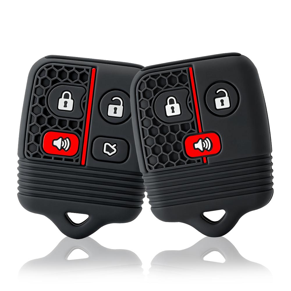Silicone 3/4 Button Car Key Cover Case For Ford Focus Ranger Explorer Freestye F150 F250 E150 Econoline Lincoln Mercury