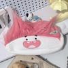 Pink Hair Funny Big Capacity Plush Pencil Bag Creative Cartoon Big Mouth Girl Pens Storage Case Portable School Stationery Gift