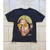 Rodman Apparel Black Cotton Graphic Print Men's T-Shirt Medium Short Sleeve