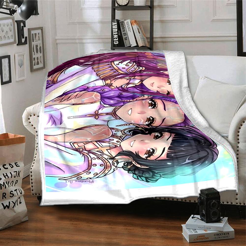 Fantasy Sisters Bond Blanket Soft Throw Blanket For Home Bedroom Bed Sofa Travel Office Solid Christmas Blanket