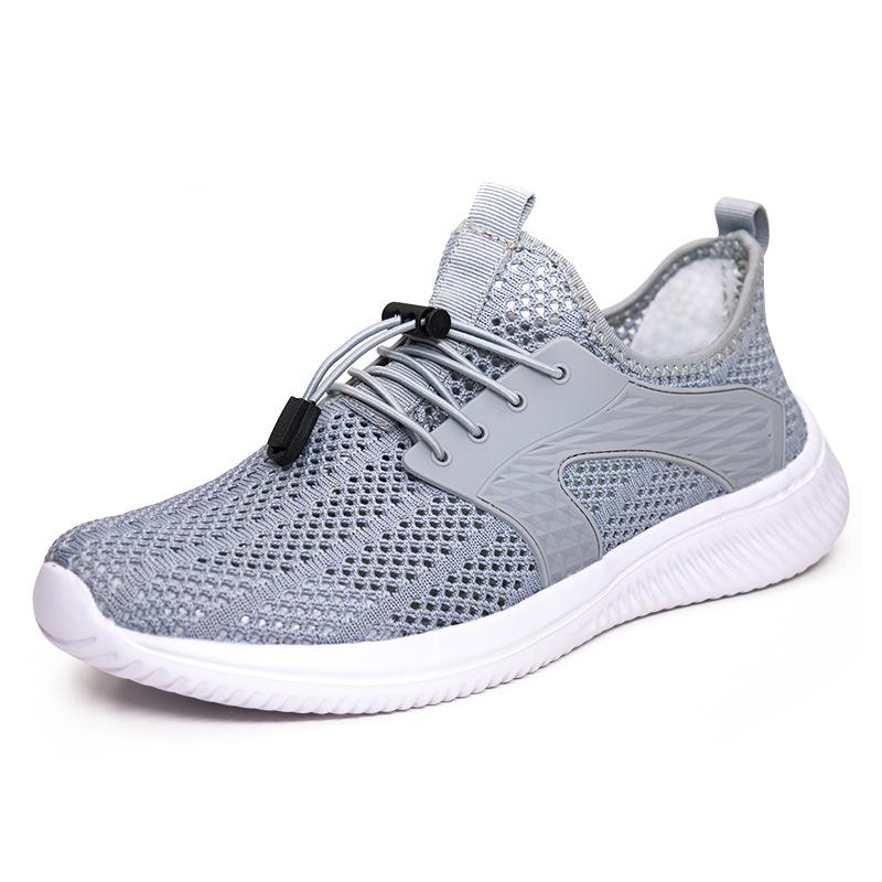 Chaussures de course grande taille printemps et été chaussures de vol décontractées pour hommes chaussures tendance pour hommes chaussures de sport en maille de commerce extérieur pour hommes