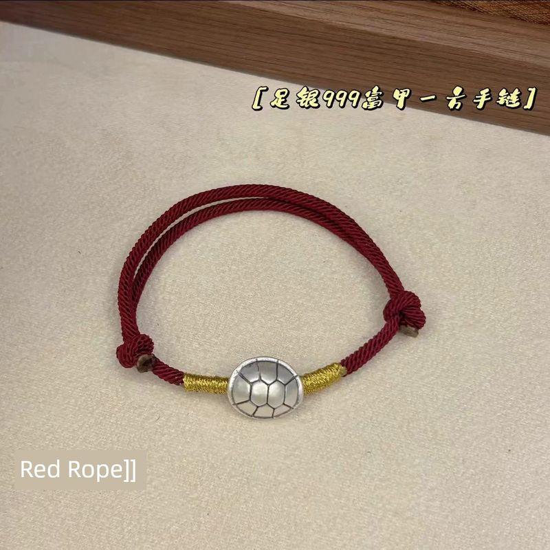 

Браслет из стерлингового серебра Fujia Red World Rope для мужчин и женщин, парный, в национальном стиле, этническом стиле, легко сочетается, ремешок для ношения, подарок на Женский день Sterling silver rich red rope bracelet