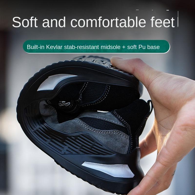Labor Insurance Shoes, Smash-proof and Puncture-proof, Insulating Shoes, Wear-resistant Sports and Leisure Safety Shoes