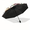 1pc Button Friends Automatic Opening/closing Umbrella with Auto Open/Close, Windproof, Foldable Sunshade, Perfect Gift for Friends, Durable