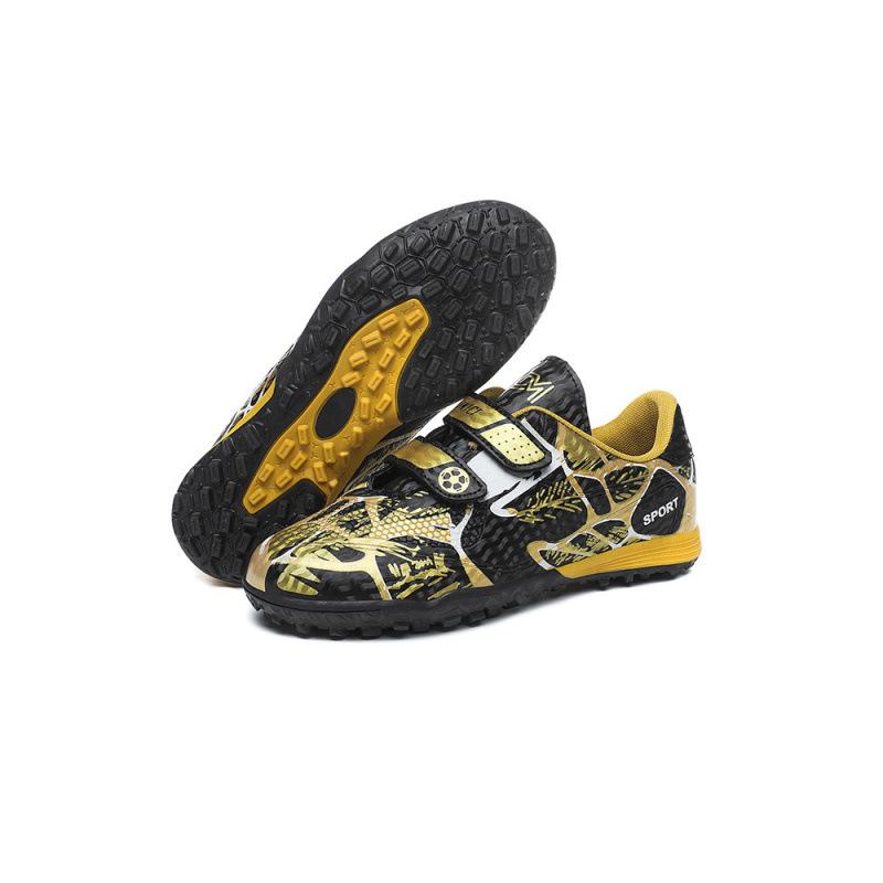 Foreign Trade Football Shoes Children's Youth Student Competition Training Shoes Boys and Girls Grinding Stickers Football Shoes
