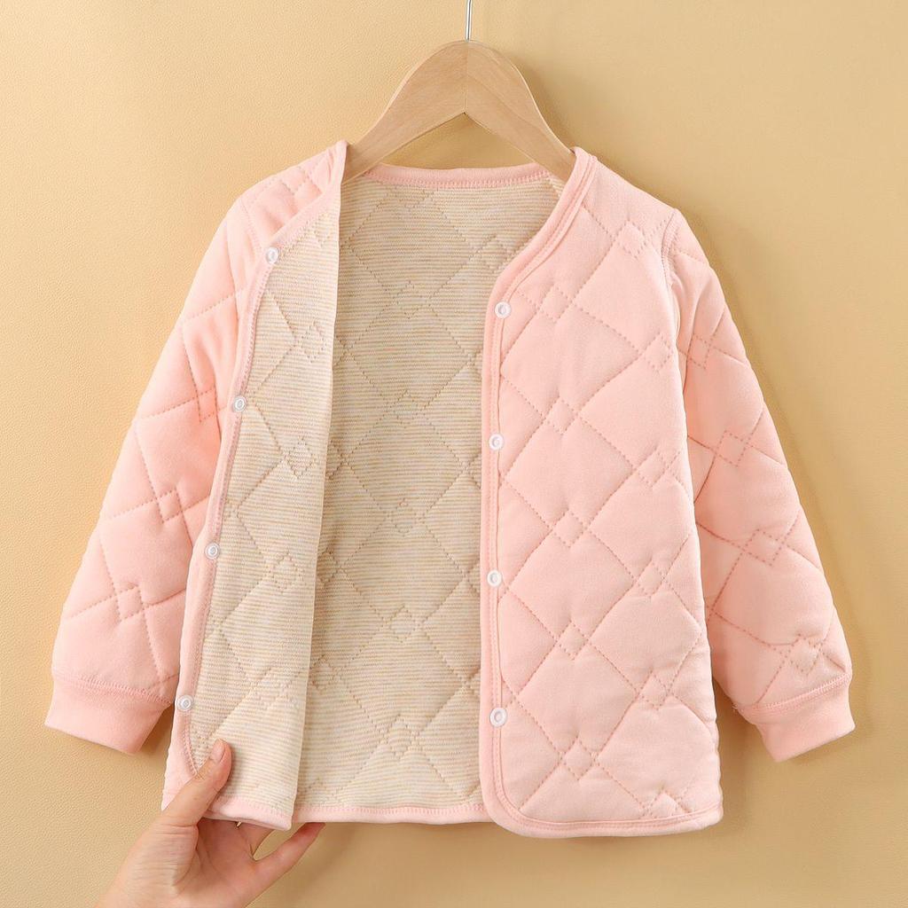 Children's Warm Quilted School Uniform Inner Layer for Boys & Girls - Autumn/Winter Style