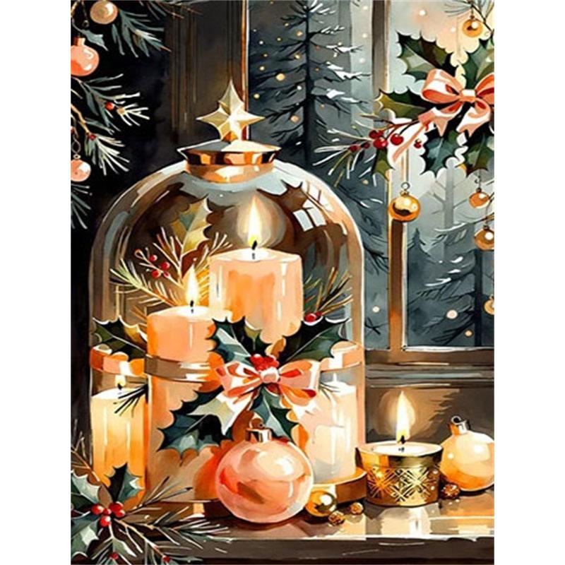 DIY Diamond Painting Warm Home Cross Stitch Kit Mosaic Art Diamond Painting Full Circle/Square Diamond Home Decoration