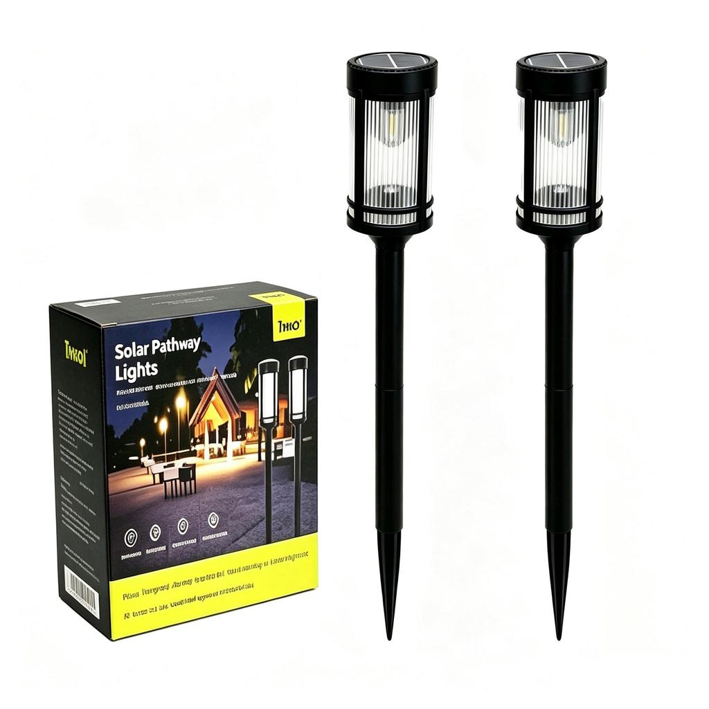 Solar Garden Stake Lights - Automatic Sensor Landscape Lighting for Outdoor Decoration