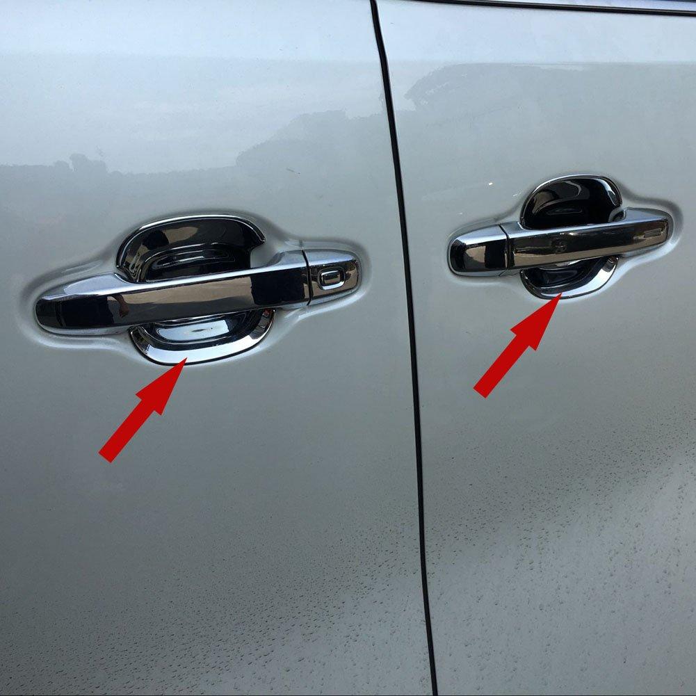 RUIQ Toyota Alphard Vellfire 30 Series Exterior, Chrome Plated Door Handle Protector Cover, For