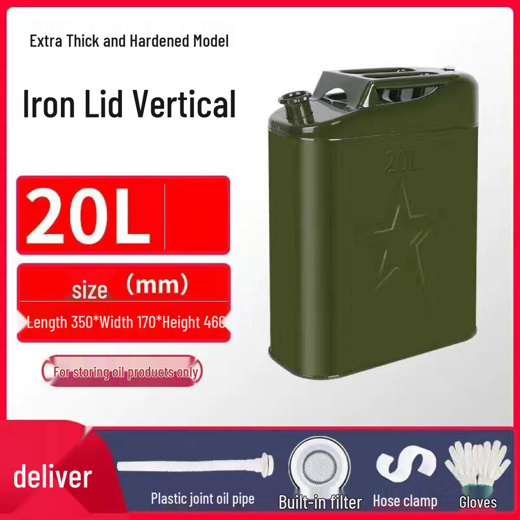30L Explosion-Proof Portable Iron Fuel Can