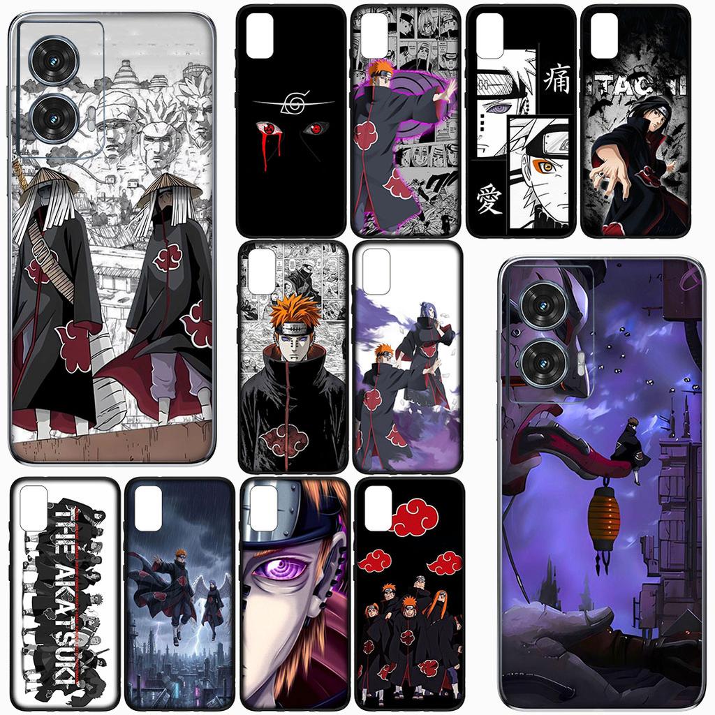 for Motorola Moto G82 G20 G22 G23 G32 G8 G7 G9 Power Plus G41 G30 G71 E22 E13 E20 E32 Case Itachi Uchiha Narutos Pain Akatsuki