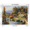 Mountain Houses,diy Diamond Embroidery,rhinestone Painting,5d,diamond Painting Village
