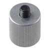 Durable Aluminum Laser Leveling Accessories Fashion 2.6*2*2cm Adapter Nut Round Silver Tripod Adapter Screws Derrick Crane
