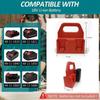 Drop-resistant Battery Storage Rack 4 Slots Battery Base Bracket for Milwaukee 18V Home