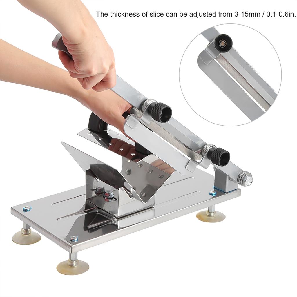 Multifunctional Household Manual Frozing Meat Beef Mutton Sheet Roll Cutter Slicing Machine