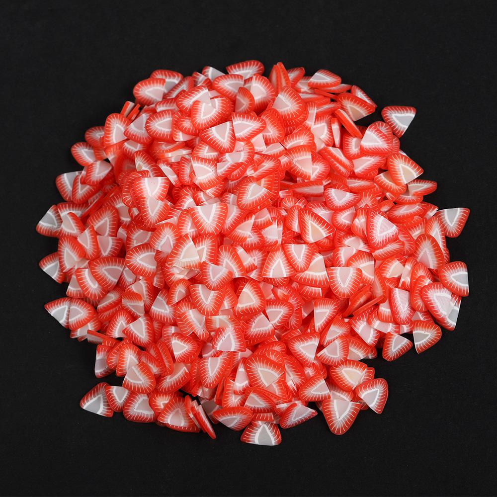 1000-3000pcs Mix Fruit Soft Clay Slime Animal Flower Slice Resin Filler for Nail Art Epoxy Mold DIY Craft Making Wholesale