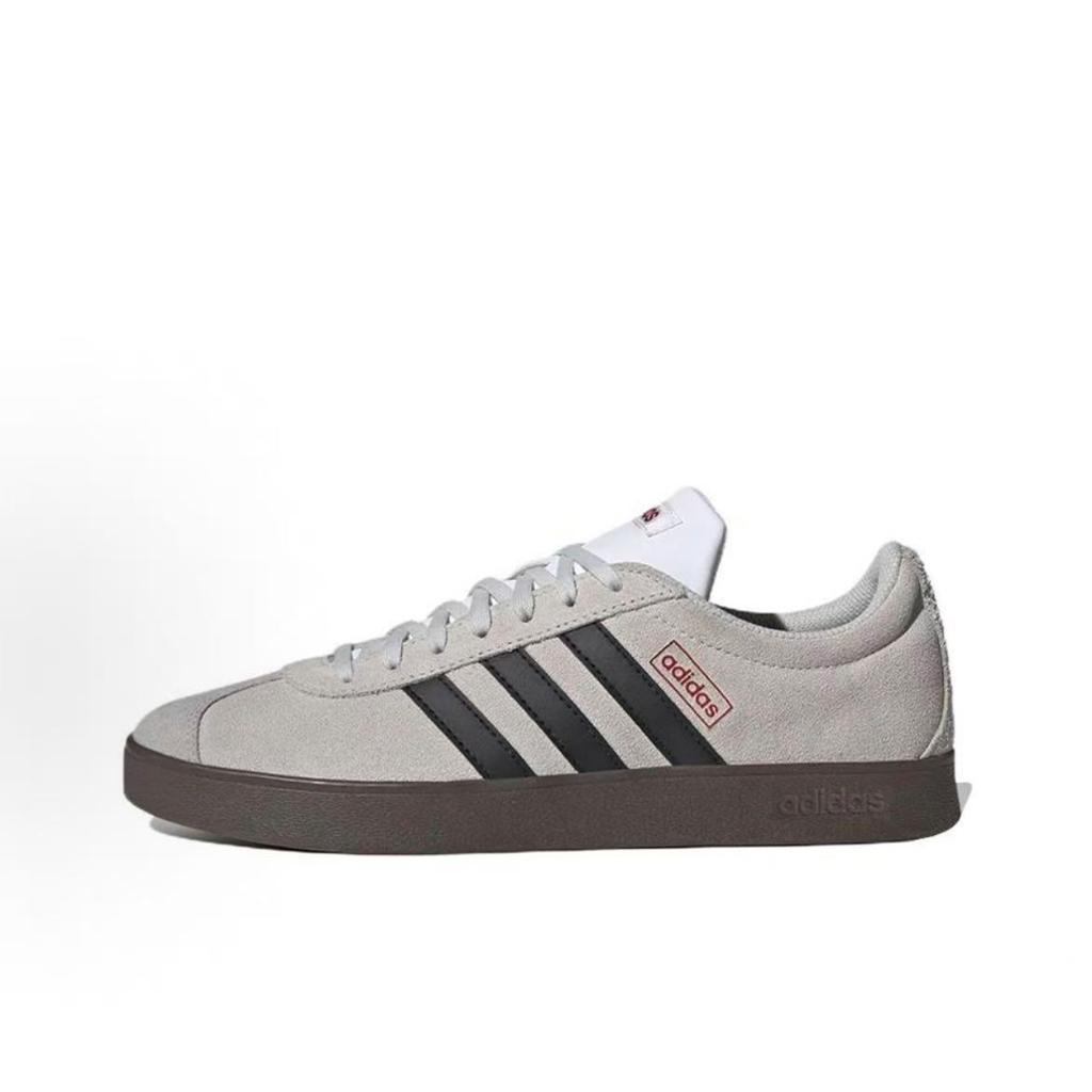 Adidas VL COURT 2.0 Matcha Swiss Roll Abrasion Resistant Lightweight Low top Skateboard Shoes Unisex Green White HQ1802(Team900-)
