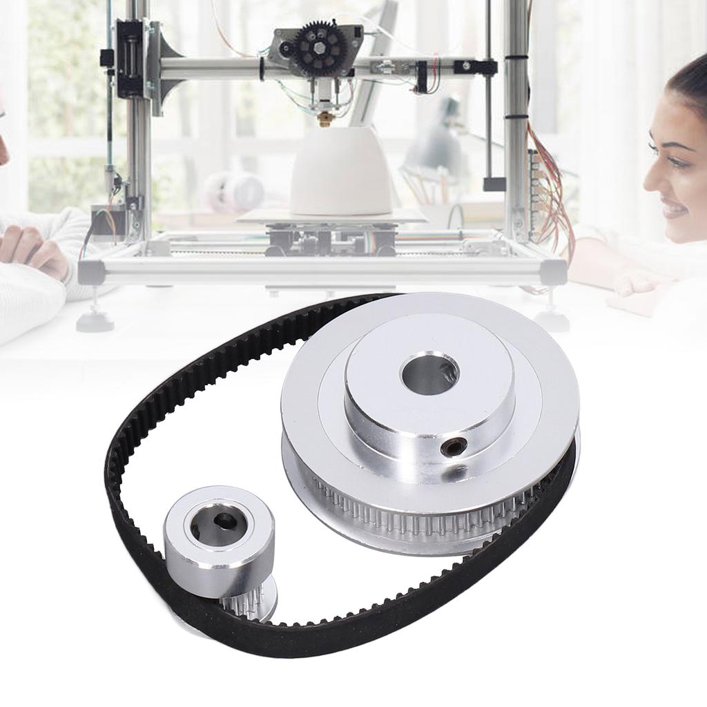 Synchronous Wheel for VORON 2.4 3D Printer 20+60 Teeth 8mm Bore with 200mm L 6mm W Belt