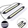 Strip Shape COB Bendable LED Daytime Running Light Waterproof COB Daytime Running Lights Flexible LED Car DRL Driving Lamp