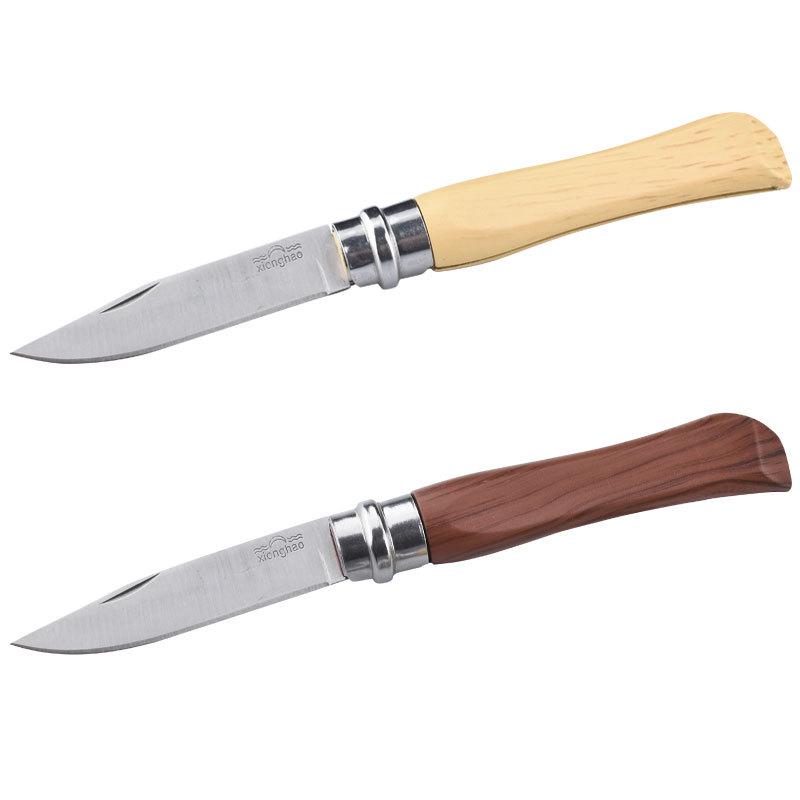 Portable Stainless Steel Folding Fruit and Peeling Knife - Everyday Carry with Sharp, Flexible Blade
